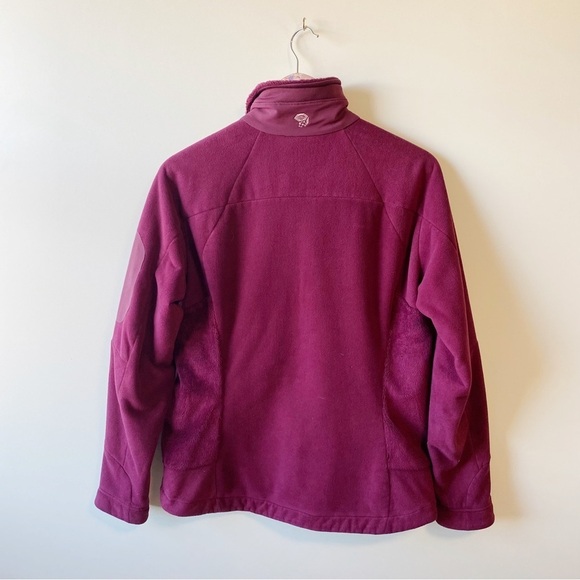 MOUNTAIN HARDWEAR Fuchsia Thicn Fleece Zip Jacket! Women’s Medium - Picture 8 of 9